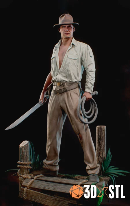 Indiana Jones STL Epic 3D Model