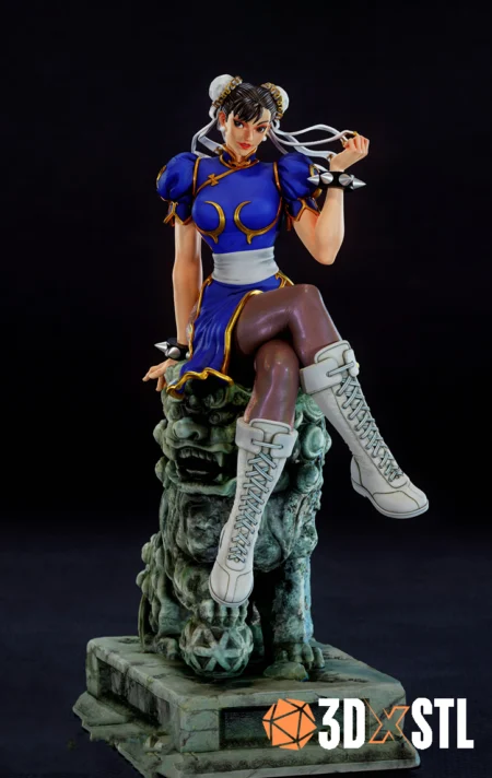 Chun Li Street Fighter STL Epic 3D Model
