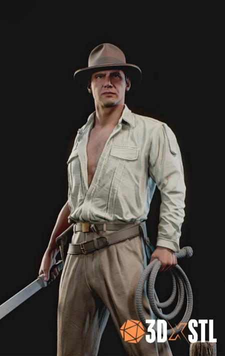Indiana Jones STL Epic 3D Model