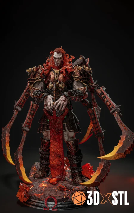 Ares God of War STL Epic 3D Model