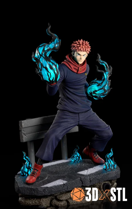 Yuji Itadori Jujutsu Kaisen STL Epic 3D Model