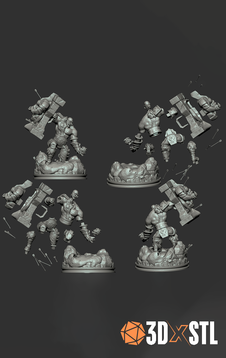 Braum League of Legends STL Epic 3D Model