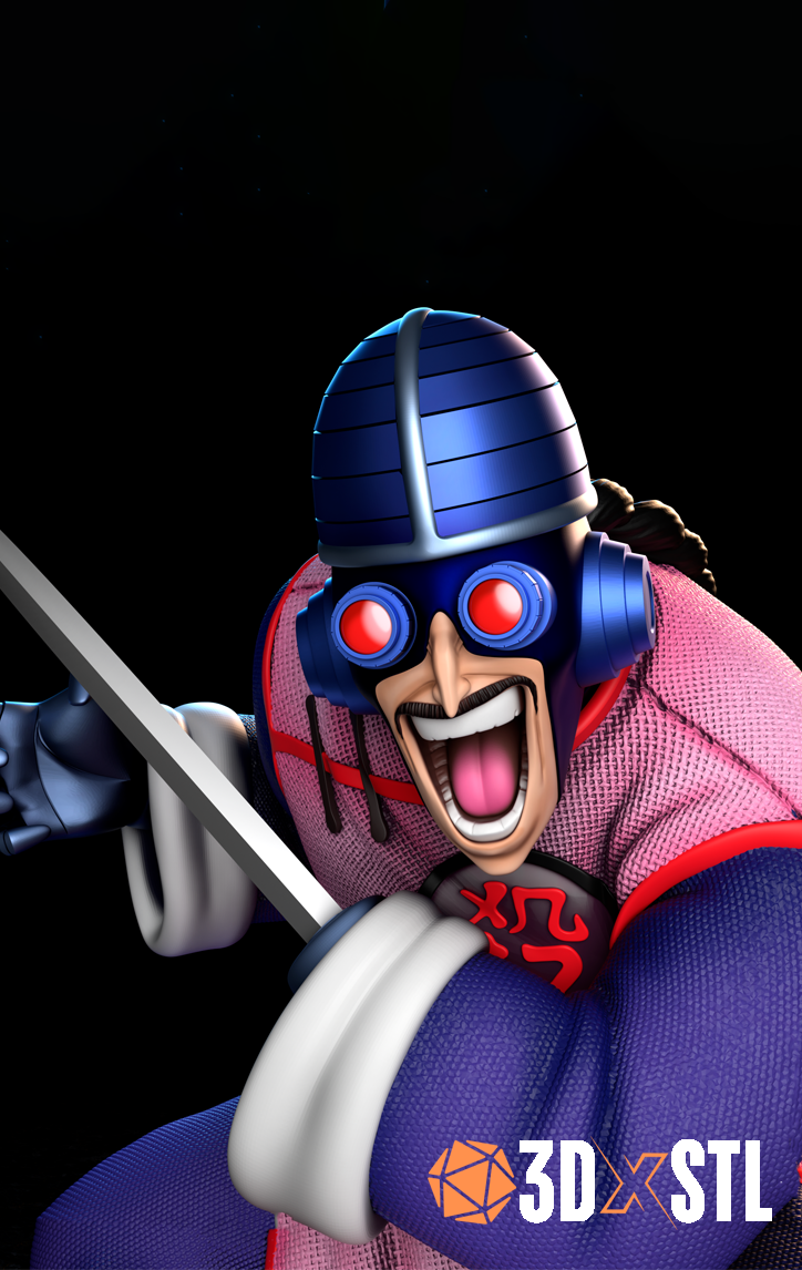 Tao Pai Pai Dragon Ball STL Epic 3D Model